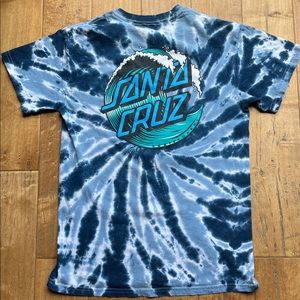 Santa Cruz tie dye tee